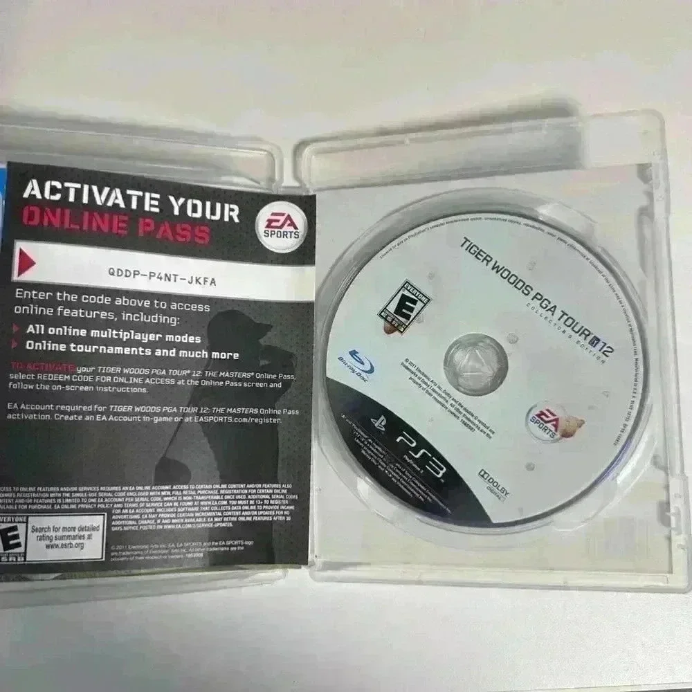 EA Sports Tiger Woods PGA Tour 12 Video Game PS3